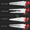 Fishing Pliers 7'' Split Ring Saltwater with 20 lbs Fish Scale