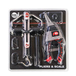 Fishing Pliers 7'' Split Ring Saltwater with 20 lbs Fish Scale