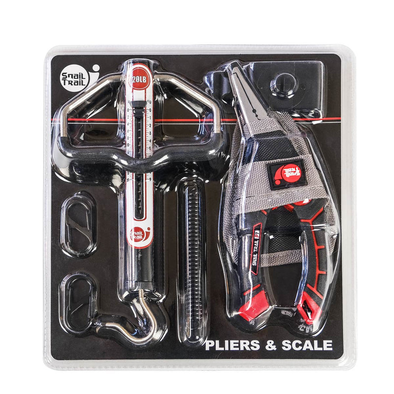 Fishing Pliers 7'' Split Ring Saltwater with 20 lbs Fish Scale