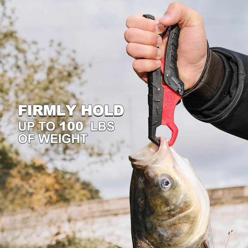 Fishing Pliers 7'' Split Ring Saltwater with 7'' Floating Fish Gripper