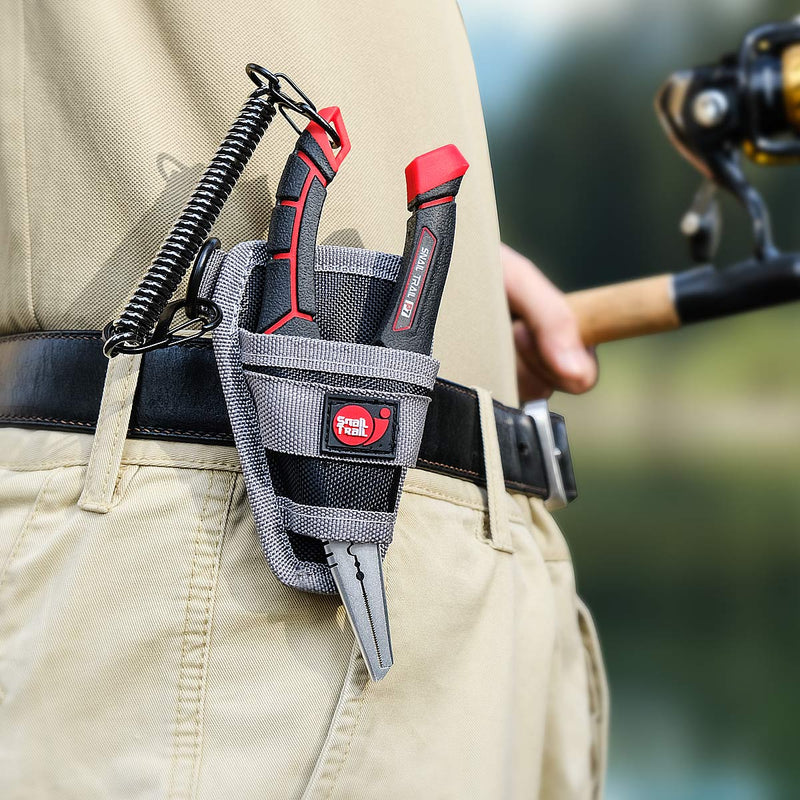 Fishing Pliers 7'' Split Ring Saltwater with 7'' Floating Fish Gripper